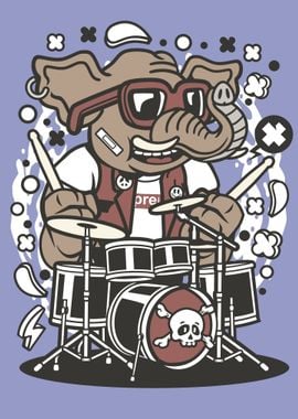 Elephant Drummer