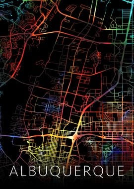 Albuquerque New Mexico Map