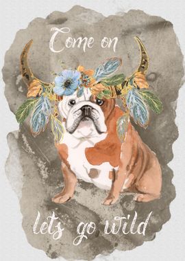  Boho English Bulldog