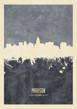 Madison Wisconsin Skyline