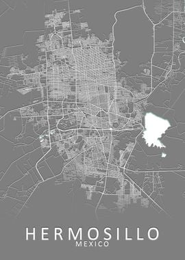 Hermosillo Mexico City Map