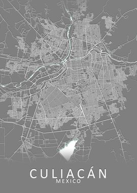 Culiacan Mexico City Map