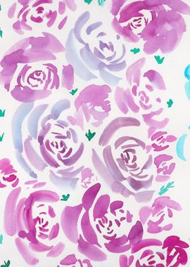 9 Watercolour Floral