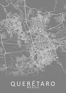 Queretaro Mexico City Map