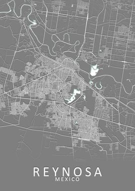 Reynosa Mexico City Map