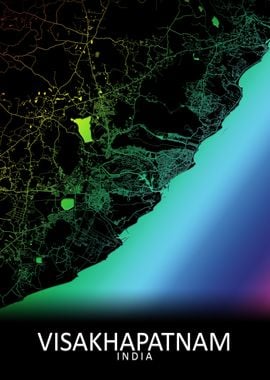 Visakhapatnam India Map