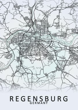 Regensburg Germany Map