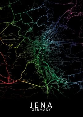 Jena Germany City Map