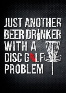 Disc Golf Beer Drinker