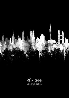 Munich Germany Skyline