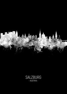 Salzburg Austria Skyline