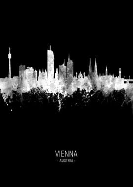 Vienna Austria Skyline