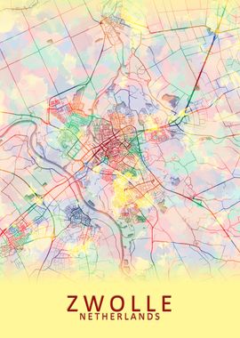 Zwolle Netherlands Map