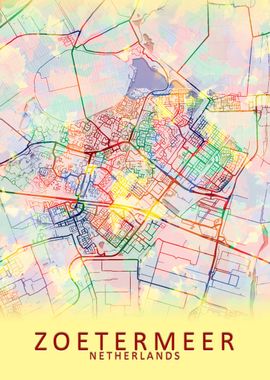 Zoetermeer Netherlands Map