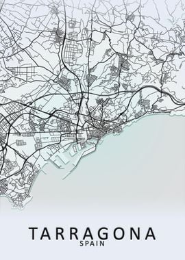 Tarragona Spain City Map