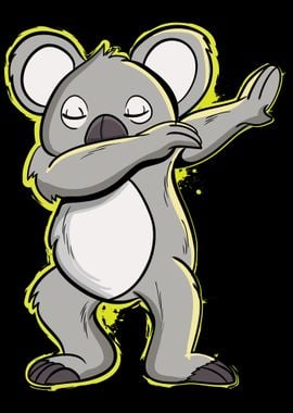 Dabbing Koala Bear