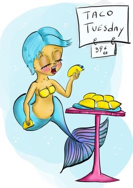 Taco Tuesday Mermaid