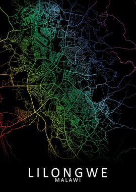 Lilongwe Malawi City Map