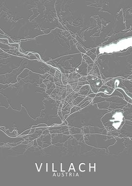 Villach Austria City Map