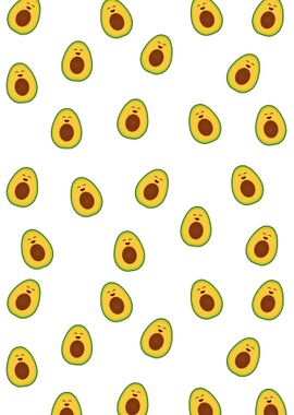 Friendly avocado slices