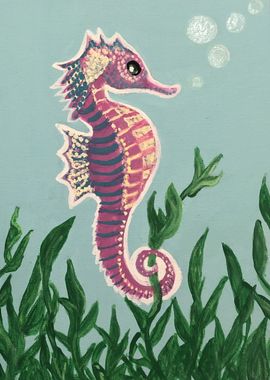 Playful Seahorse