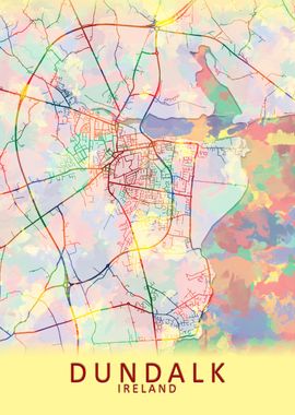 Dundalk Ireland City Map