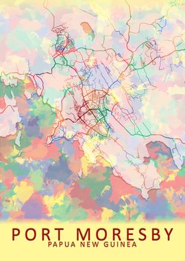 Port Moresby City Map
