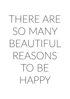 Reasons To Be Happy