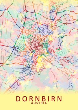 Dornbirn Austria City Map