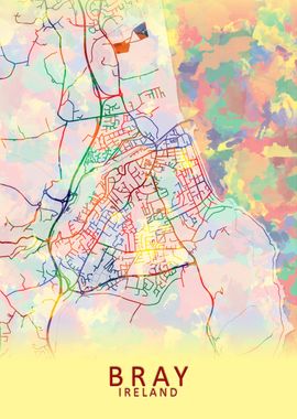 Bray Ireland City Map
