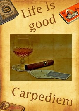 Whiskey Cigars Cards