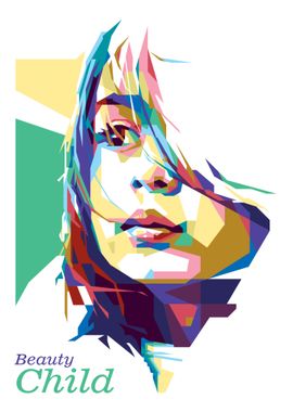 Beauty Child in WPAP