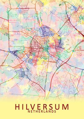 Hilversum Netherlands Map