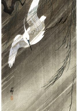 Egret In Storm 1900  1936 