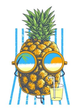 Pineapple Sunbathe