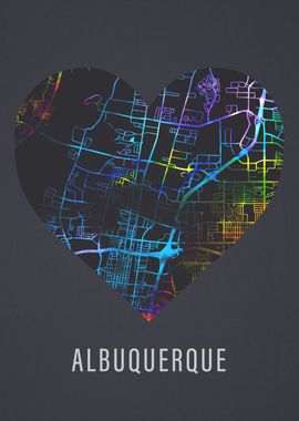 Albuquerque New Mexico Map