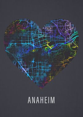 Anaheim City Streets Heart