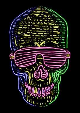 Skull Neon 1