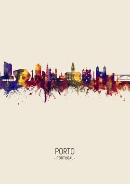 Porto Portugal Skyline