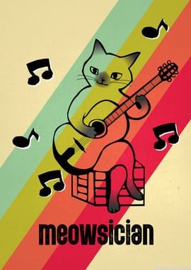 Guitar Solo Cat Funny