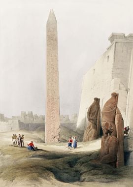 Obelisk at Luxor 1849