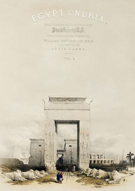 Temple of Karnak 1849