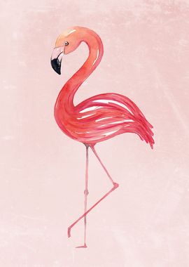 Flamingo Painting