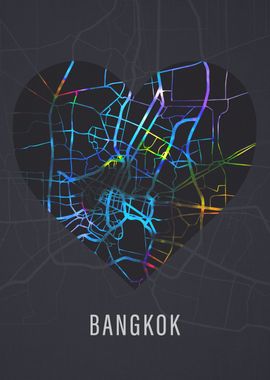 Bangkok Thailand City Map