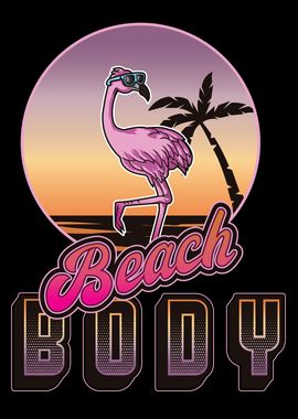 Beach Body Flamingo