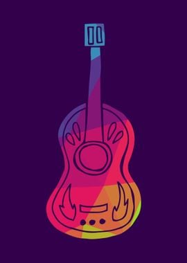 Rainbow Guitar 6