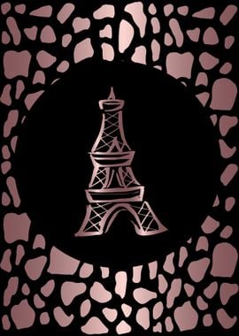 Rose Gold Eiffel Tower 5