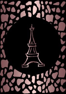 Rose Gold Eiffel Tower 3