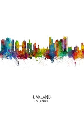 Oakland California Skyline