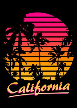 California 80s Sunset